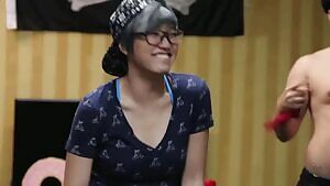 Julia's Seductive Dance on JustKiddingParty