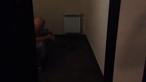 I give a blowjob to my lover while my husband takes pictures on camera.