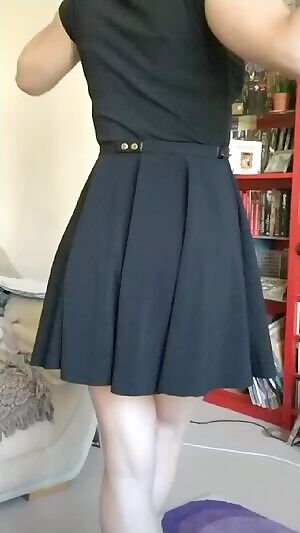 Twirl or you, like what's under my dress? Out in this all day, I hope its windy so I 