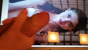 Natalia Dyer won my 2nd poll for a cum tribute. Next Poll is in comments!