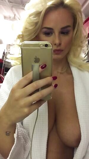 Rhian Sugden behind the scenes