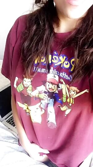 Showing her Poké Balls