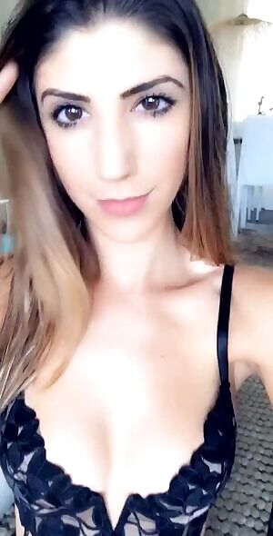 Sexy cute teen spit drooling