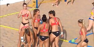 Beach Handball Girls of France