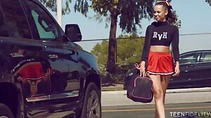 Liza Rowe fucked in a cheerleader outfit