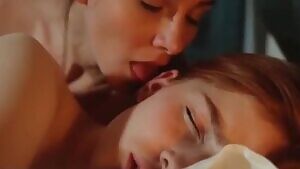 Jia Lissa being teased and played with gently