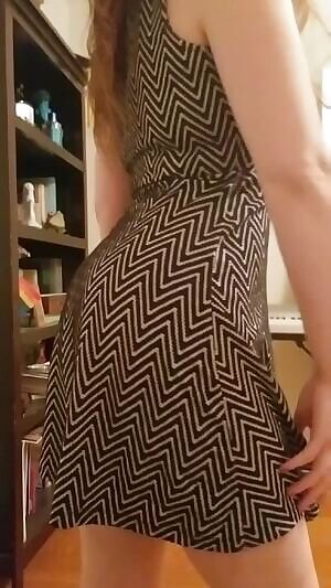 I usually wear thongs, but plain, cheeky panties might be my avorite