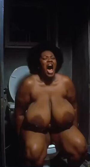 Ebony Exhibitionist Ai Generated Bathroom Fantasy