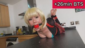 Feet Tickling BDSM Ball Gagged Bondage