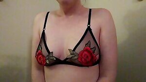 A slow reveal in new lingerie!