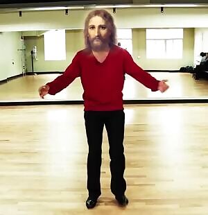 Jesus tap dancing Christ