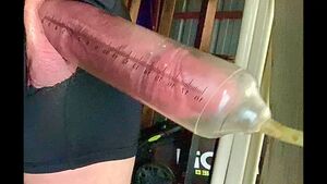 Peeing Big Dick Cock Milking Pee