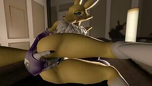 Renamon Gets So Wet. 💕