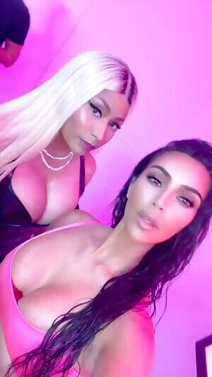 Kim K and Nicki Minaj would be the best threesome ever!