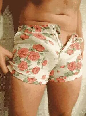 Flower shorts going down
