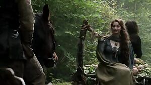 Ros flashing her pussy