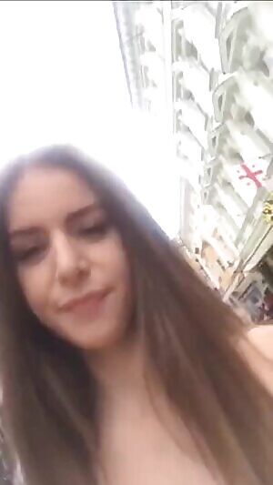 Stella Cox Selfie In Budapest
