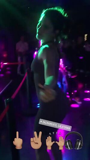 Dancing in the club