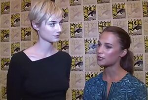 Elizabeth Debicki and Alicia Vikander