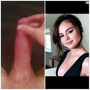 Babe cock tribute for Selena Gomez