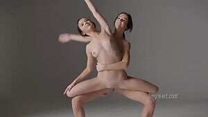 Hegre-art Julietta & Magdalena nude dance performance