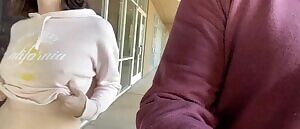 Nothing makes me smile like getting my tits out in public!