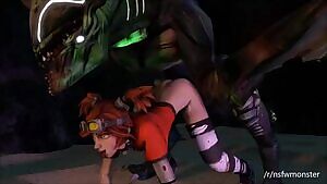 Gaige pounded by stalker