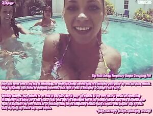 Jake, currently Jackie, splashing around