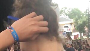 Topless at Warped Tour