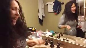 Gif of the girl from 10 Hours Walking in NYC. Begging for cum