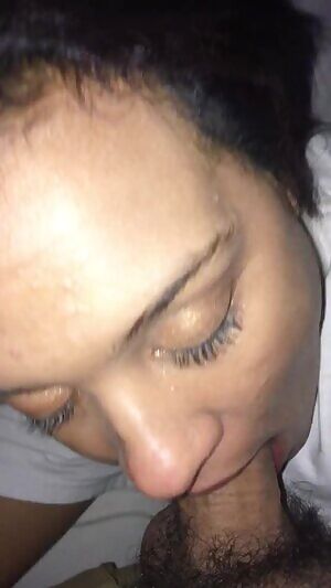 Facefucking and gagging this lightskin beauty