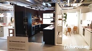 Talia Mint bottomless in IKEA