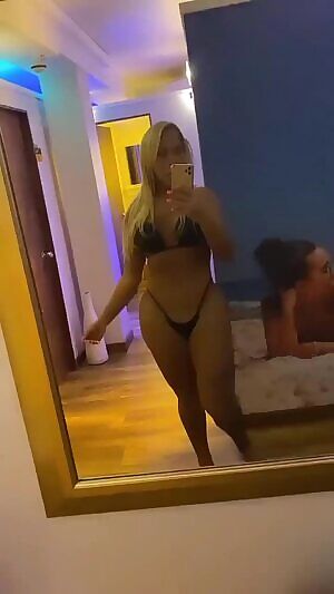 Literally wearing tape.