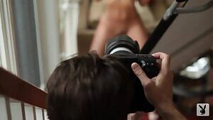 Is she embarrassed or is she pretending?