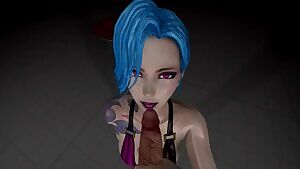 First Attempt at Animation - Jinx Blowjob