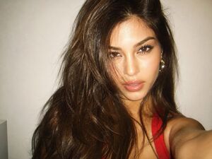 Makeup Fetish Brunette Hair Lipstick
