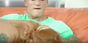 Redhead BBW deepthroats.