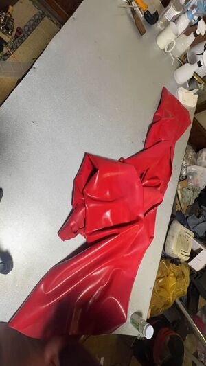 Shiny Gay Latex Rubber