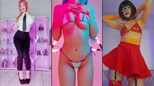 Tik Tok Anime Cosplay Dancing Egirl