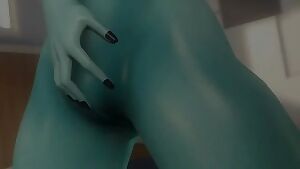 Blasting off inside an alien