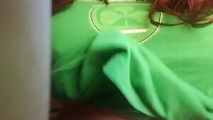 St. Patrick's Day titty drop