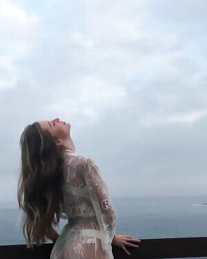 She must be freezing