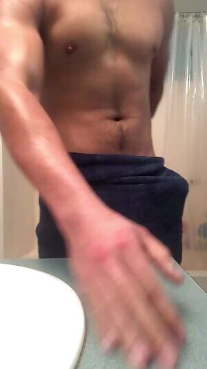 Fresh out the shower. Who wants to get dirty?