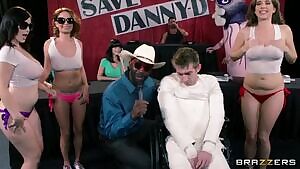 Ashley Graham, Alex Chance & Noelle Easton - Wet Titty T Shirt Telethon