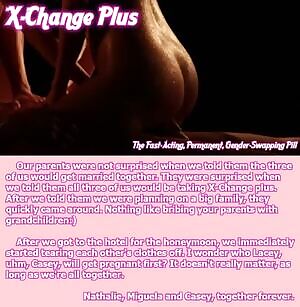 Nathalie, Miguela and Casey. Together forever.