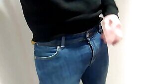 I felt some pressure under my jeans