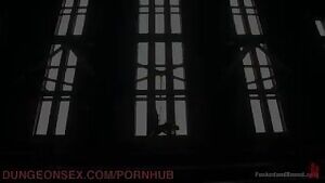 Two Monster Cocks Destroy Sexy Beauty Blonde