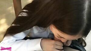 amateur public blowjob