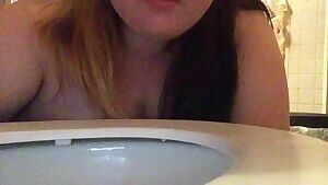 Spring cleaning with my tongue