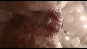 Closeup bathing pussy